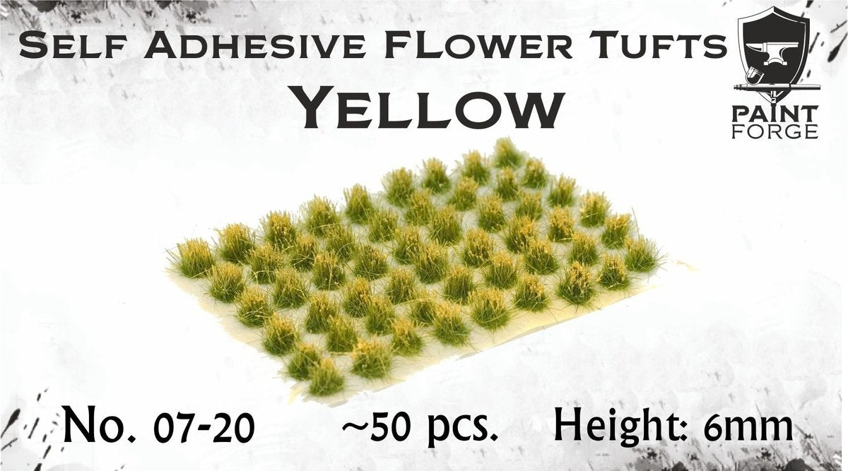 Paint Forge PFFL2607 Fleurs jaunes 6 mm