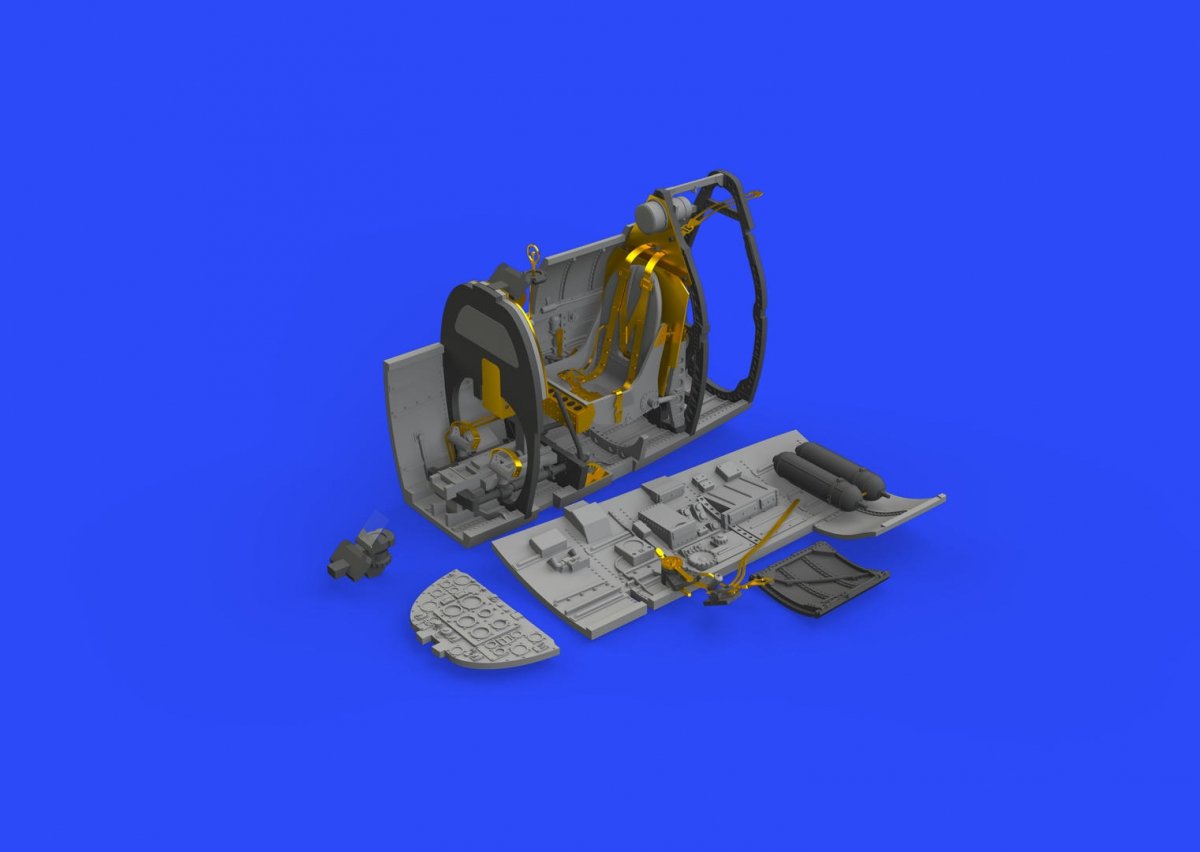 Eduard 648466 Spitfire Mk. et cockpit 1/48 TAMIYA  – image 3