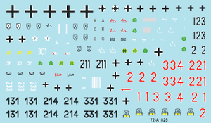Star Decals 72-A1025 Chars allemands en Italie n° 5. Cassino 1944. Échelle 1/72 – image 3