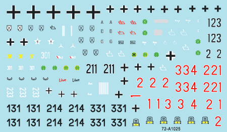 Star Decals 72-A1025 Chars allemands en Italie n° 5. Cassino 1944. Échelle 1/72 – image 3
