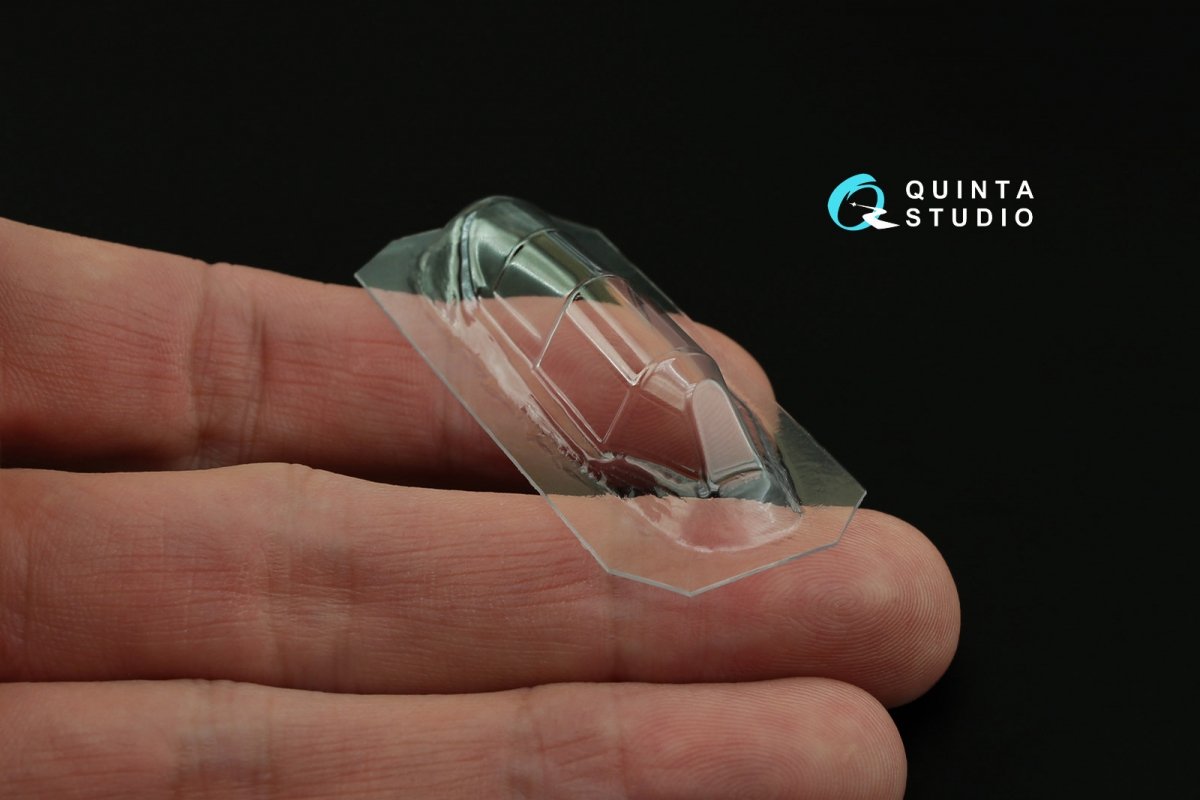 Verrière transparente thermoformée Quinta Studio QC48066 La-5FN, 1 pièce, (pour kit Zvezda) 1/48 – imagen 4