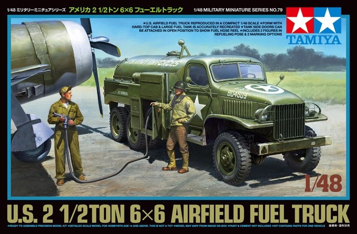 Tamiya 32579 Camion-citerne de carburant 6x6 US 2,5 tonnes (1/48)