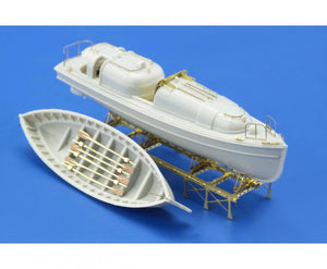 Eduard 53104 USS Arizona partie 3 - canots de sauvetage TRUMPETER 1/200 – image 5