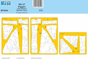 Special Hobby M72044 SK-37 Viggen (deux places) Splinter camo 1/72