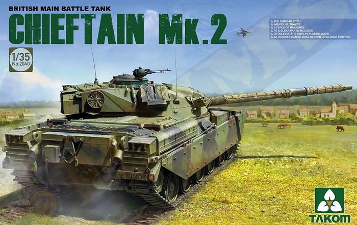 Takom 2040 Char de combat principal britannique Chieftain Mk. 2 1/35