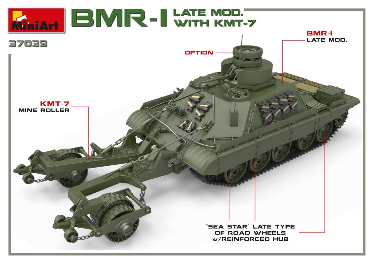 MiniArt 37039 BMR-1 Mod tardif. avec KMT-7 1/35 – immagine 17