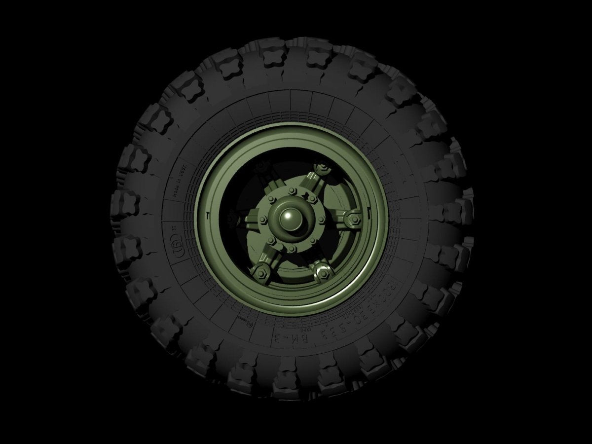Roues de route Panzer Art RE35-616 KRAZ-255B 1/35 – image 2
