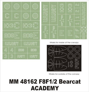 Montex MM48162 F8F1/2 Bearcat ACADEMY 1/48