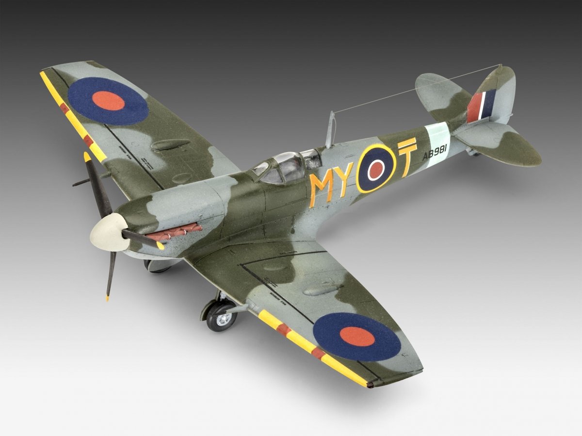 Revell 63710 Coffret de combat Messerschmitt Bf109G-10 et Spitfire Mk.V 1/72 – immagine 2