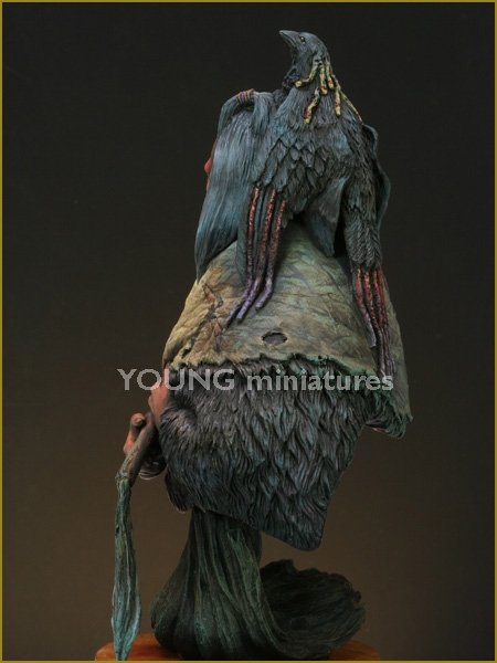 Young Miniatures YH1821 Porteur de corbeau Pied-Noir 1/10  – imagen 4