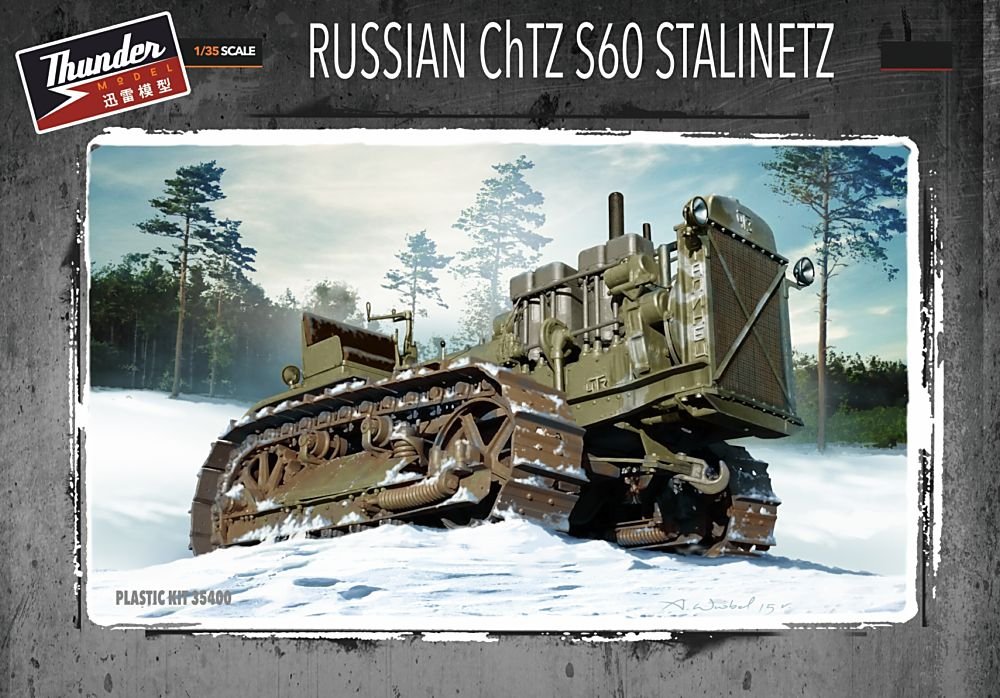 Maquette Thunder 35400 ChTZ S60 Stalinetz russe au 1/35