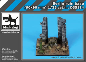 Black Dog D35114 Socle de ruines de Berlin 1/35