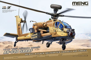 Meng Model QS-005 AH-64 D Saraf - Hélicoptère d&amp;#39;attaque lourd (Force aérienne israélienne) 1/35