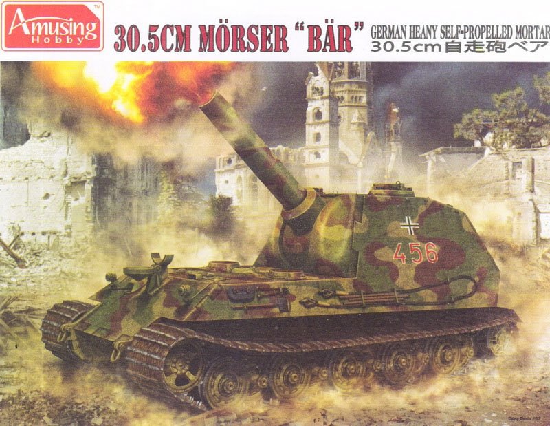 Mortier automoteur lourd allemand BAR 305 mm de la Seconde Guerre mondiale, modèle Voyager PE35893, pour maquettes AMUSING au 1/35 – imagen 10
