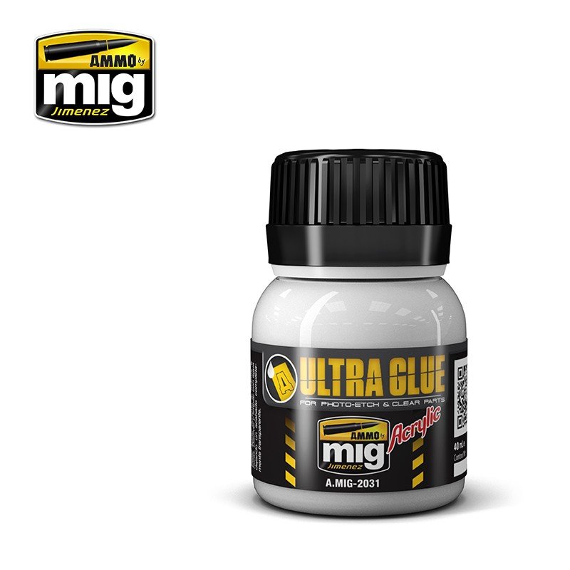 Colle Ammo of Mig 2031 ULTRA - Pour gravure, pièces transparentes et plus encore 