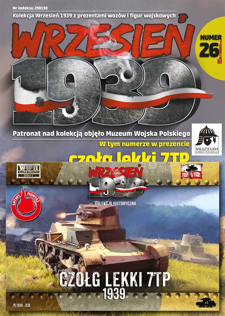 Premier à combattre PL026 - 7TP tourelle simple (1/72)