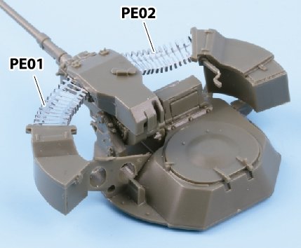 AFV Club AG35059 Goulotte d&amp;#39;alimentation en munitions PE pour Wiesel 1A1/A3 Mk20 1/35 – Bild 2