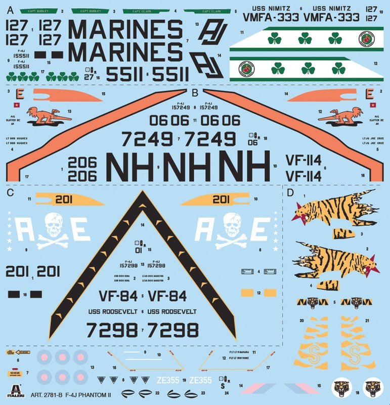 Italeri 2781 F-4J PHANTOM II (1/48) – immagine 2