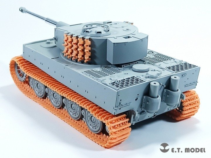 ET Model P35-003 Maquette de char allemand TIGER I (version tardive) de la Seconde Guerre mondiale, chenille fonctionnelle (impression 3D), échelle 1/35 – Bild 7