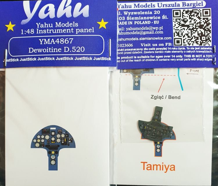 Yahu YMA4867 D 520 pour Tamiya 1/48