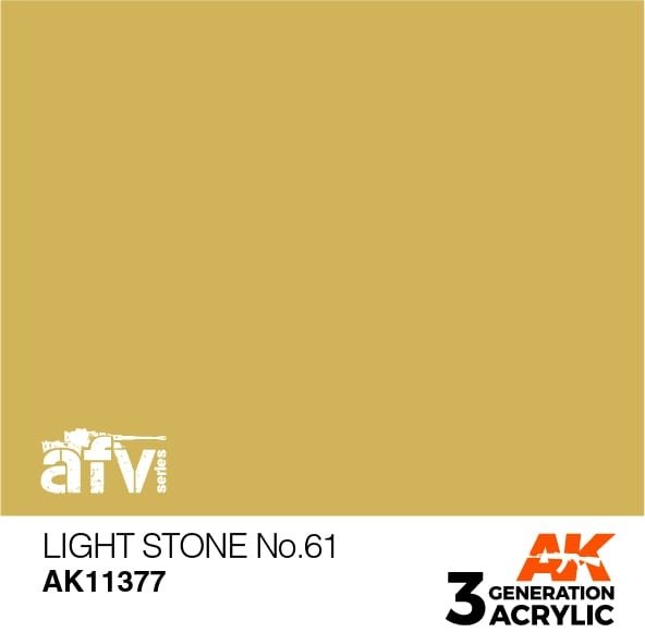 AK Interactive AK11377 Light Stone n° 61 17 ml