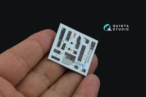 Intérieur coloré imprimé en 3D sur papier décalcomanie (conversion de Trumpeter) par Quinta Studio QD72146 KA-6D Intruder, échelle 1/72 – image 5