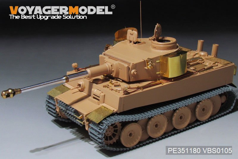 Maquette Voyager PE351180 Char Tiger I allemand de la Seconde Guerre mondiale, production initiale (pour RFM 5075) 1/35 – image 17