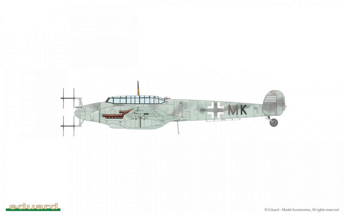 Eduard 8405 Bf 110G-4 1/48 – Bild 12
