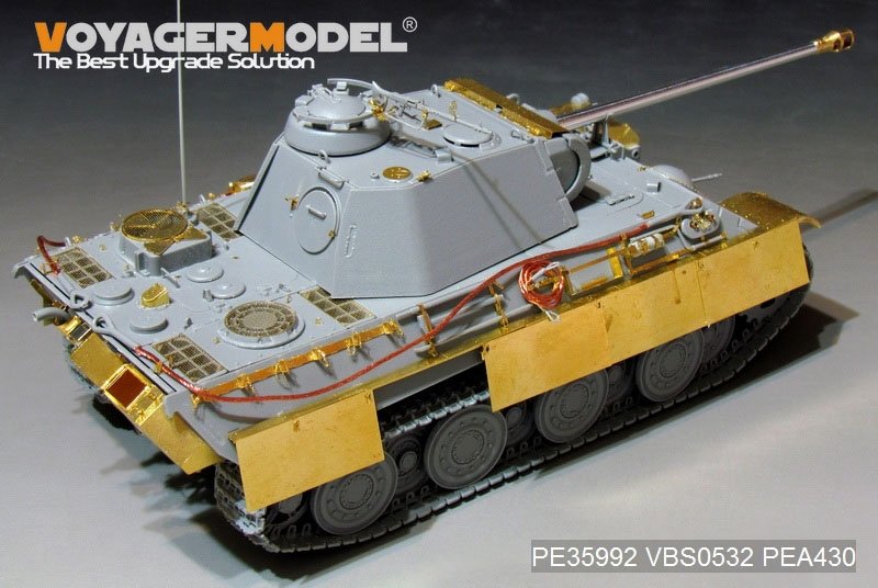 Maquette Voyager PE35992 Panther G allemand de la Seconde Guerre mondiale, version intermédiaire, pour TAKOM 2120 au 1/35 – Bild 8