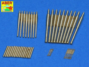 Aber 350L-52 Jeu de canons 203 mm x 10, 127 mm x 8, 25 mm x 8, 13 mm x 4 pour croiseur lourd japonais Mogami (1942) (1/350)