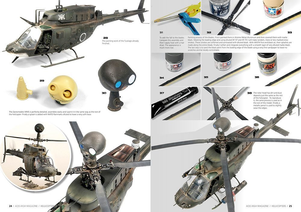 AK Interactive AK2916 ACES HIGH ISSUE 09 HELLICOPTÈRES (Anglais) – Bild 6