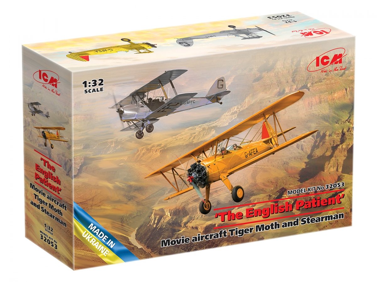 ICM 32053 Le Patient anglais - Avions du film Tiger Moth et Stearman - Échelle 1/32 – immagine 2