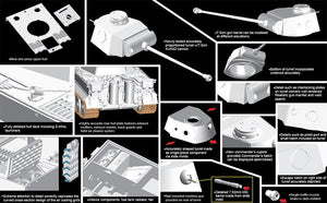 Dragon 6683 TIGER I Ausf.H2 7.5cm KwK 42 1/35 – image 3
