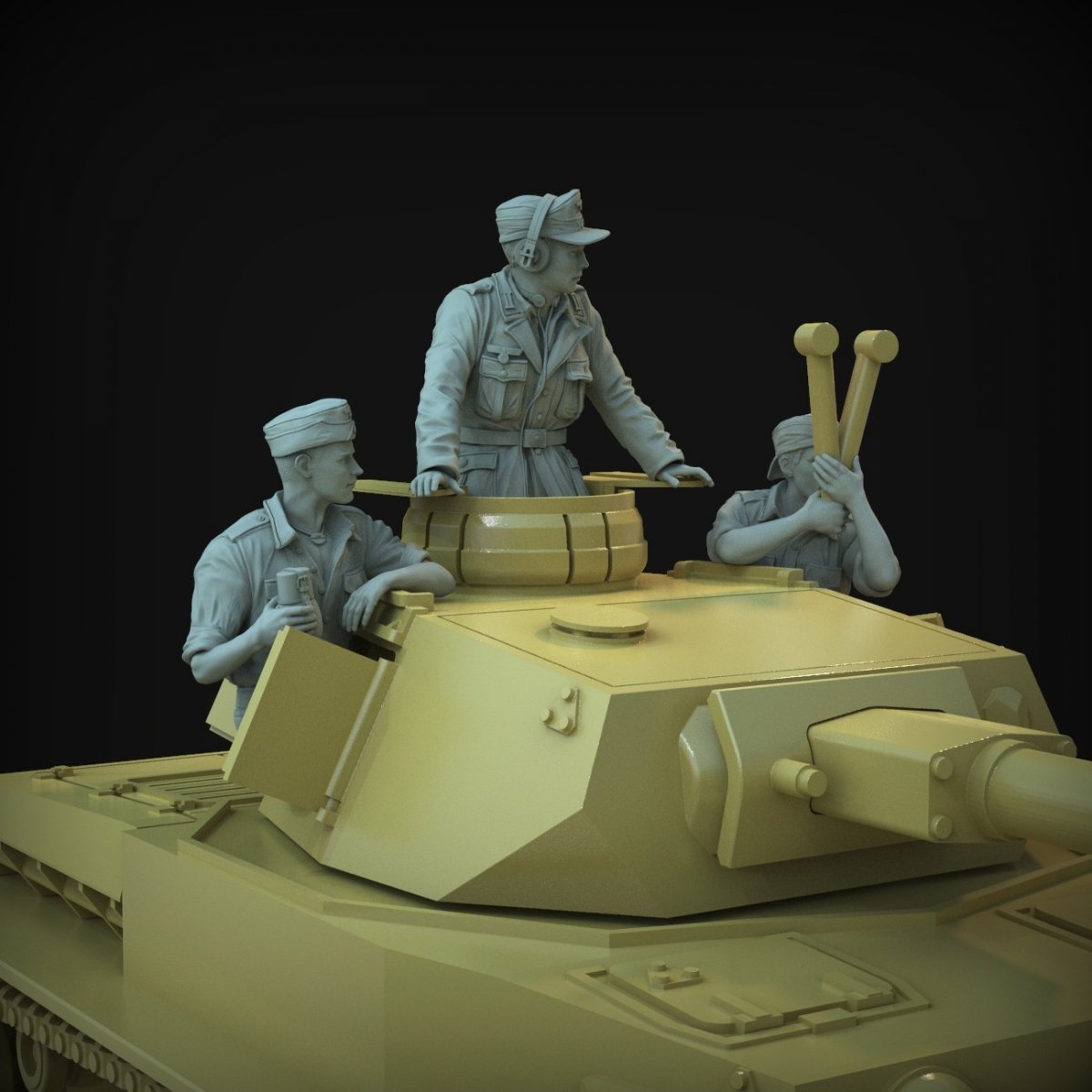 Ensemble de tourelle Panzer Art FI35-137 DAK (chars Pz III et Pz IV) 1/35 – image 2