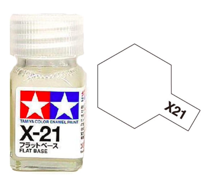 Peinture émail Tamiya X21 Base plate (80021)