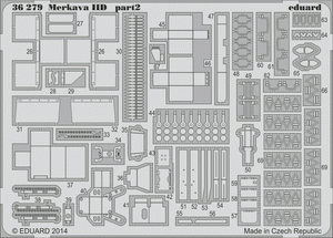 Eduard 36279 Merkava IID 1/35 ACADÉMIE – immagine 2