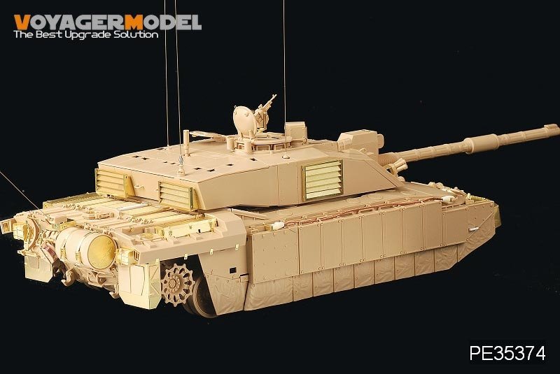 Maquette Voyager PE35374 Char de combat principal britannique Challenger 2 moderne (déserté) pour TAMIYA 35274 1/35 – immagine 3