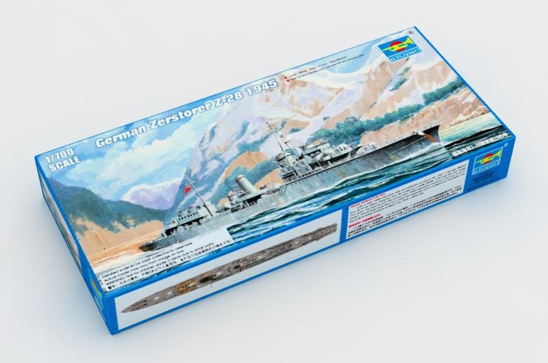 Trumpeter 05790 Zerstorer allemand Z-28 (1945) 1/700 – immagine 2