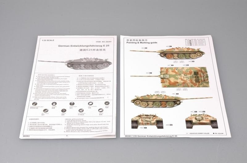 Trumpeter 00383 Entwicklungsfahrzeug allemand E25 (1/35) – image 8