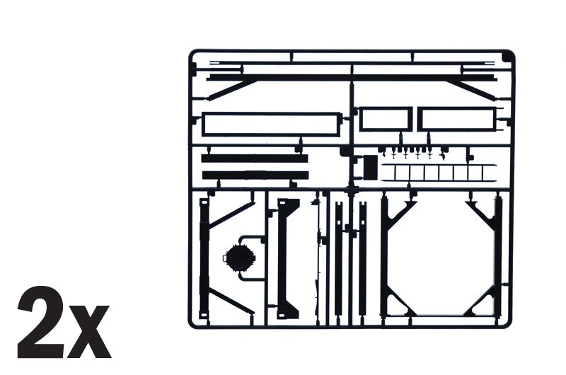 Italeri 3929 TECNOKAR REMORQUE AVEC 20 RÉSERVOIRS (1/24)  – immagine 9