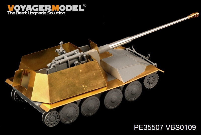 Maquette Voyager PE35507 Canon à vent allemand Pak 43 de 88 mm (Seconde Guerre mondiale) avec garde-boue pour DRAGON 6728 au 1/35 – Bild 10