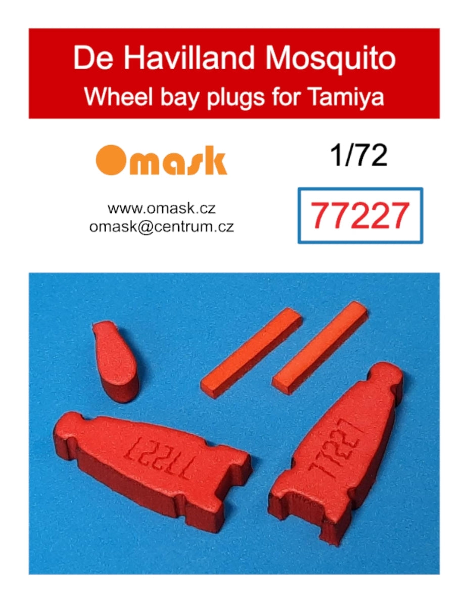 Omask 77227 Bouchons de passage de roue De Havilland Mosquito (pour Tamiya) 1/72