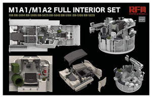 Rye Field Model 5121 M1A1 / M1A2 Abrams Ensemble intérieur complet 1/35 – immagine 2