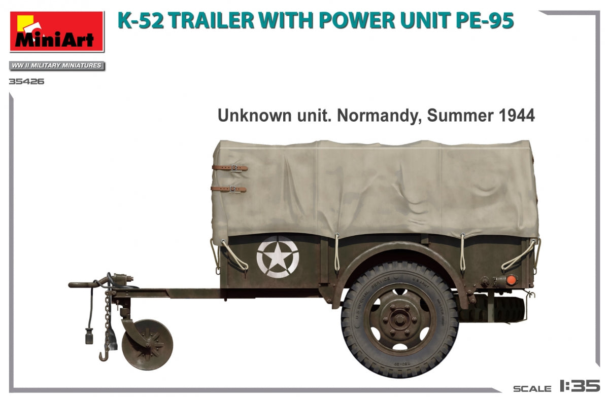 MiniArt 35426 K-52 REMORQUE AVEC GROUPE MOTEUR PE-95 1/35 – imagen 6