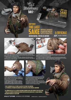 502 Abteilung ABT1002 LE DERNIER SAKE – PILOTE DE CHASSE IMPÉRIAL JAPONAIS 1/10 – image 6