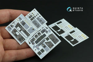 Intérieur imprimé en 3D et coloré sur papier décalcomanie Quinta Studio QD32119 F-15E (Tamiya) 1/32 – image 9