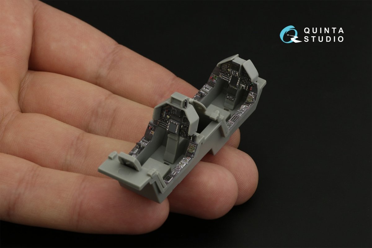 Intérieur imprimé en 3D et coloré sur papier décalcomanie Quinta Studio QD48117 Mirage 2000N (Kinetic) 1/48 – immagine 5