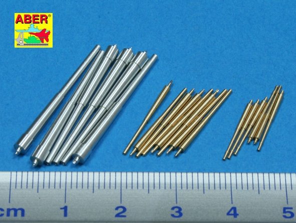 Aber 350L-44 Jeu de canons 280 mm x 6 ; 150 mm x 8 ; 105 mm x 6 pour cuirassés de classe Admiral Graf Spee (1/350) – immagine 2
