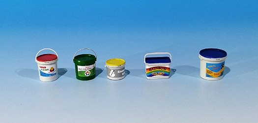 EUREKA XXL E-052 Contenants en plastique pour peinture 1/35