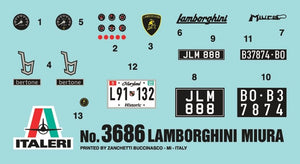 Italeri 3686 LAMBORGHINI MIURA (1/24)  – image 2